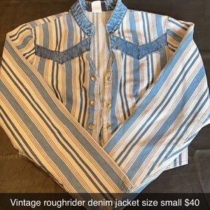 Vintage roughrider denim jacket